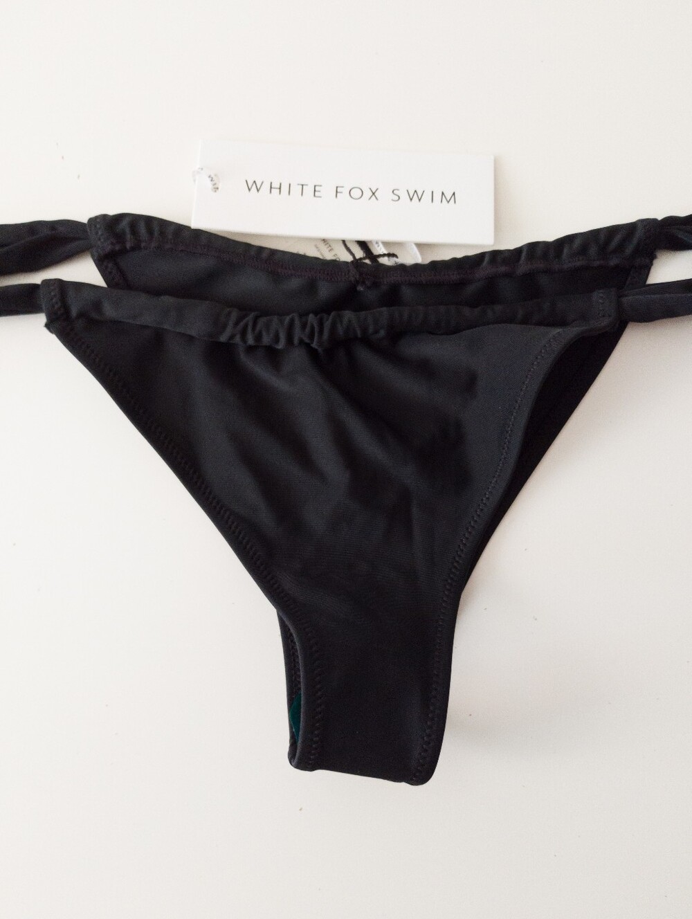 White Fox Swim Huskisson Black Bikini Bottoms XL NWT